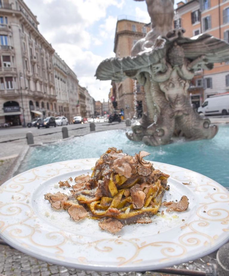 osteria barberini tartufo a roma